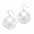 Sterling Silver Polished Butterfly Dangle Earrings