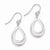 Sterling Silver Dangle Shepherd Hook Earrings