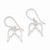 Sterling Silver Wings Shepherd Hook Earrings