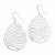 Sterling Silver Polished Circle Dangle Earrings