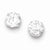 Sterling Silver CZ 6mm Post Earrings