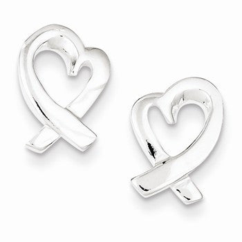 Sterling Silver Heart Earrings
