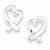 Sterling Silver Heart Earrings