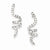 Sterling Silver CZ Post Earrings
