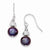 Sterling Silver Peacock FreshwaterCultured Pearl Drop Earrings