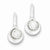 Sterling Silver Stellux Crystal Ball Drop Post Earrings