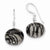 Sterling Silver Zebra  Earrings