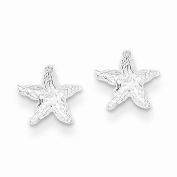 Sterling Silver Starfish Mini Earrings