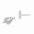 Sterling Silver Heart Mini Earrings