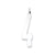 Large Elongated Polished Number 4 Charm in Sterling Silver