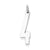 Sterling Silver Medium Elongated Polished Number 4 Charm hide-image