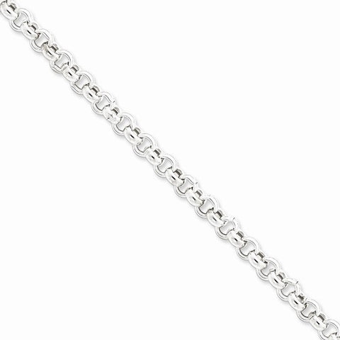 Sterling Silver Rolo Chain Bracelet