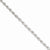 Sterling Silver Hollow Rope Chain