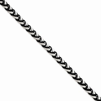 Sterling Silver Antiqued Fancy Link Necklace