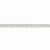Sterling Silver Double Side Diamond-Cut Flat Link Chain