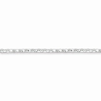 Sterling Silver Fancy Mesh Chain