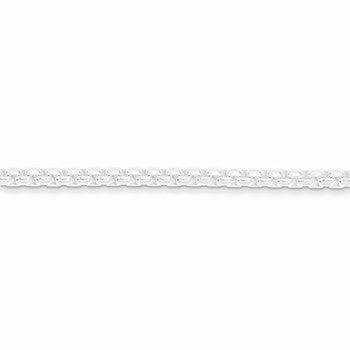 Sterling Silver Oval Box Chain