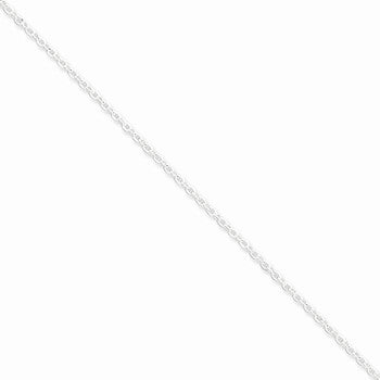 Sterling Silver Long Link Rolo Chain