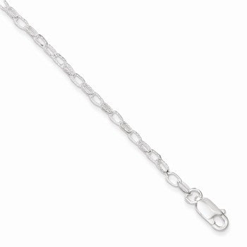 Sterling Silver Fancy Rolo Chain
