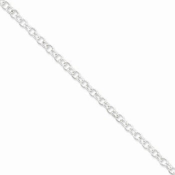 Sterling Silver Fancy Rolo Chain