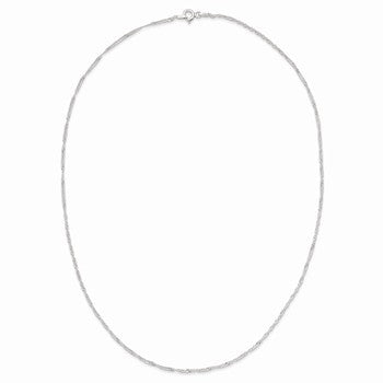 Sterling Silver Singapore Chain