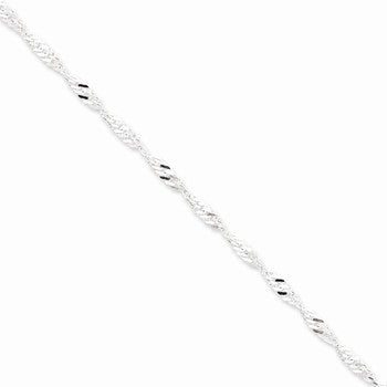 Sterling Silver Singapore Chain