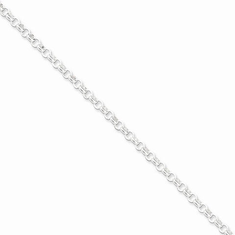 Sterling Silver Rolo Bracelet