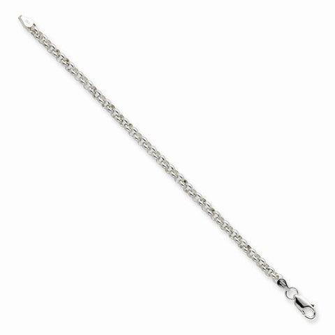 Amore La Vita Sterling Silver 4.75mm Half Round Belcher Charm