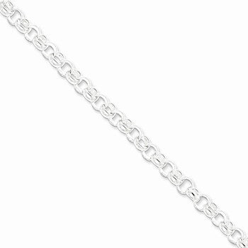 Sterling Silver Fancy Link Necklace