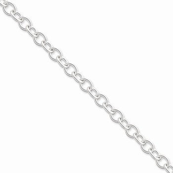 Sterling Silver Oval Cable Chain
