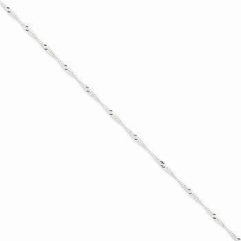 Sterling Silver Singapore Chain