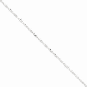 Sterling Silver Singapore Chain
