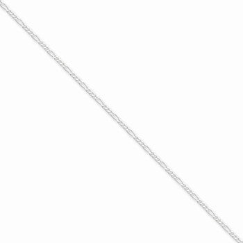 Sterling Silver Figaro Chain