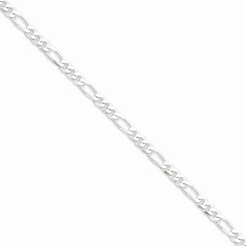Sterling Silver Figaro Chain
