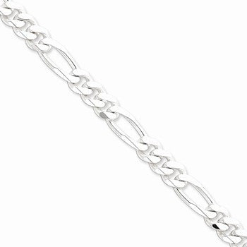Sterling Silver Figaro Chain