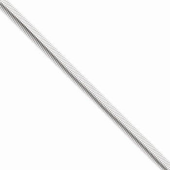 Sterling Silver Flat Oval Snake Chain