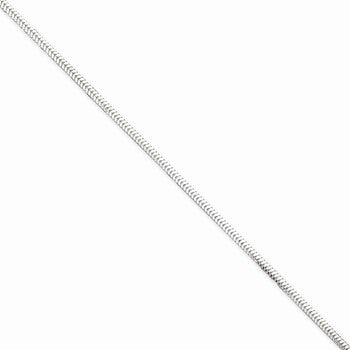 Sterling Silver Diamond-Cut Snake Chain