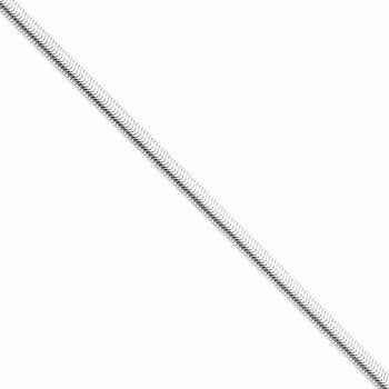 Sterling Silver Flat Oval Snake Chain