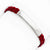 Sterling Silver Red Braided Leather Bracelet