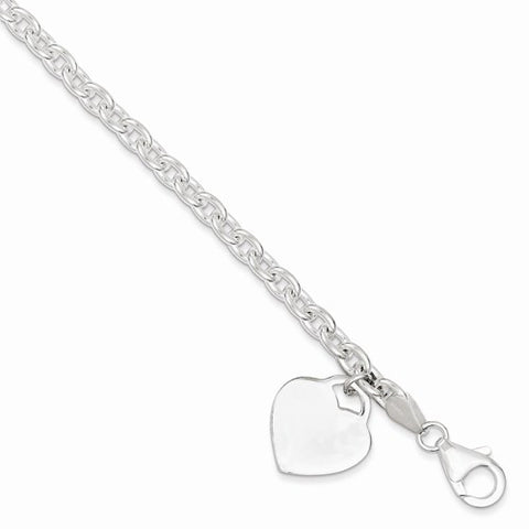 Sterling Silver Heart Charm