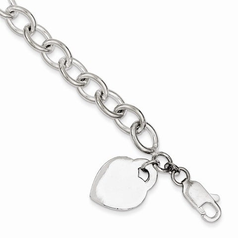 Sterling Silver Heart Charm