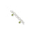 Sterling Silver Peridot Dangle Bracelet