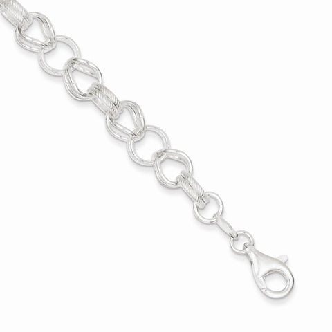 Sterling Silver Fancy Bracelet