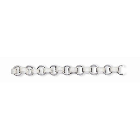 Sterling Silver Interlock G Circles Bracelet