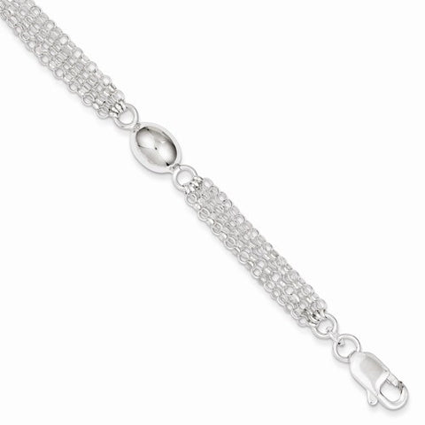 Sterling Silver Fancy Bracelet