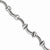 Sterling Silver Antiqued Fancy Link Bracelet