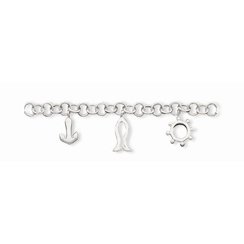 Sterling Silver Marine Charm