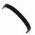 Sterling Silver Flat Ridged Black Rubber Bracelet