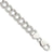 Sterling Silver 10.5mm Double Link Charm Bracelet