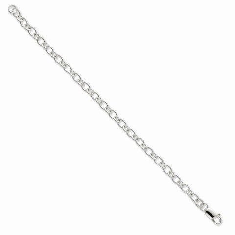 Amore La Vita 5mm Sterling Silver Rhodium Plated Charm